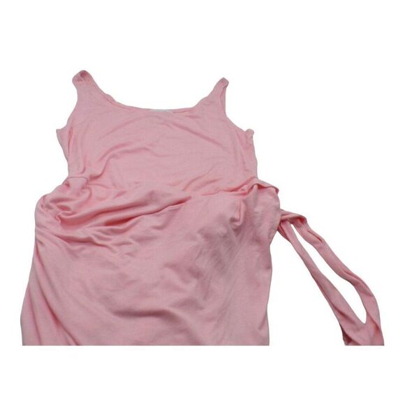 And Now This Trendy Plus Size Side-Tie Midi Dress, Candy Pink, Sz. OX - Picture 6 of 9